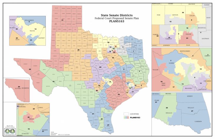 Texas State Senate Map