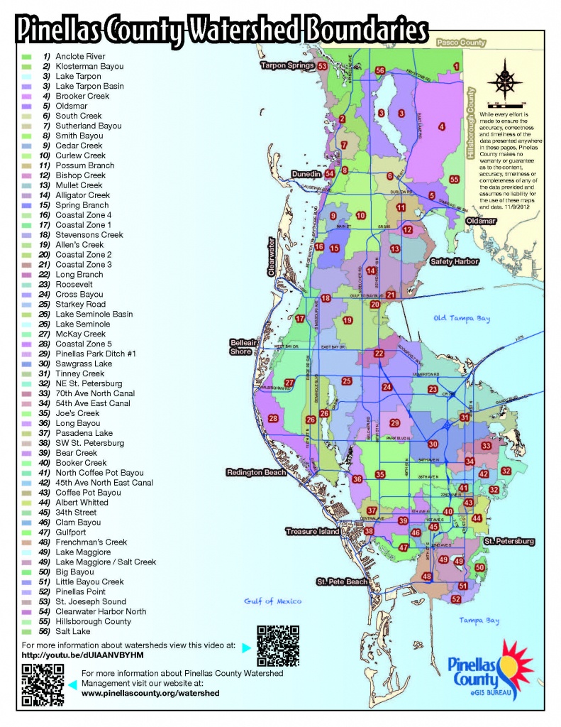 Fema Releases New Flood Hazard Maps For Pinellas County - Map Of Pinellas County Florida