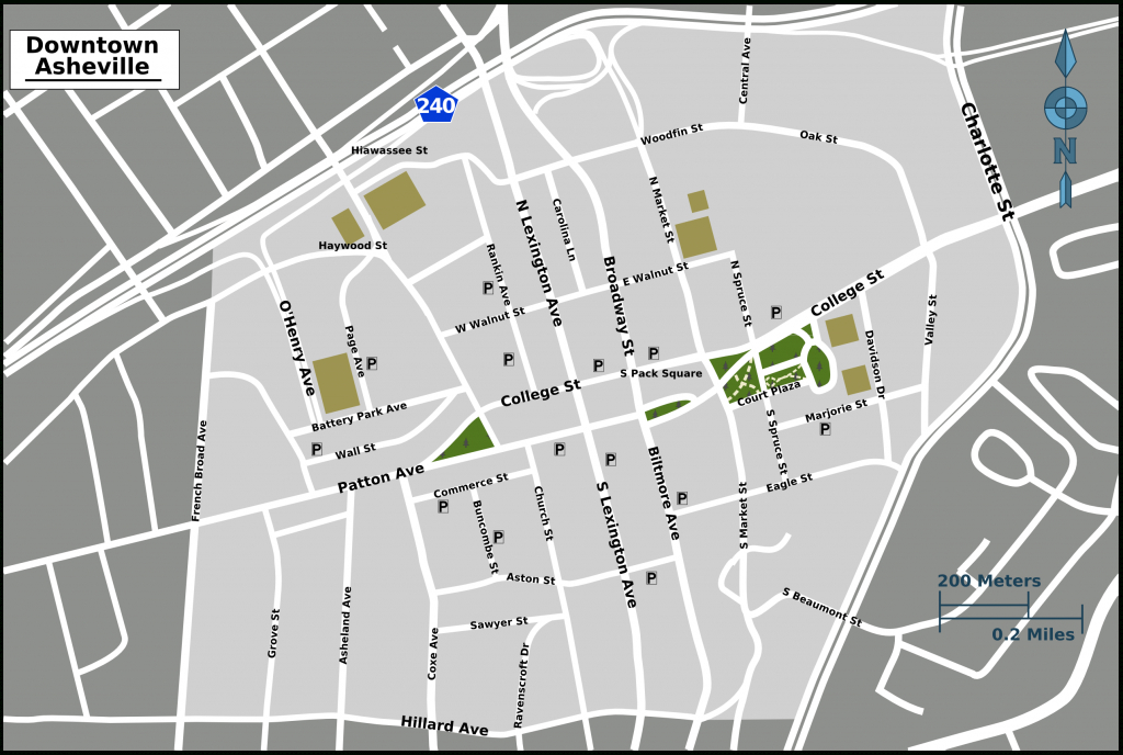 File:asheville Downtown Map - Wikimedia Commons - Printable Map Of Asheville Nc