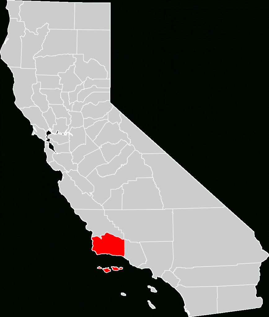 File:california County Map (Santa Barbara County Highlighted).svg - Santa Barbara California Map
