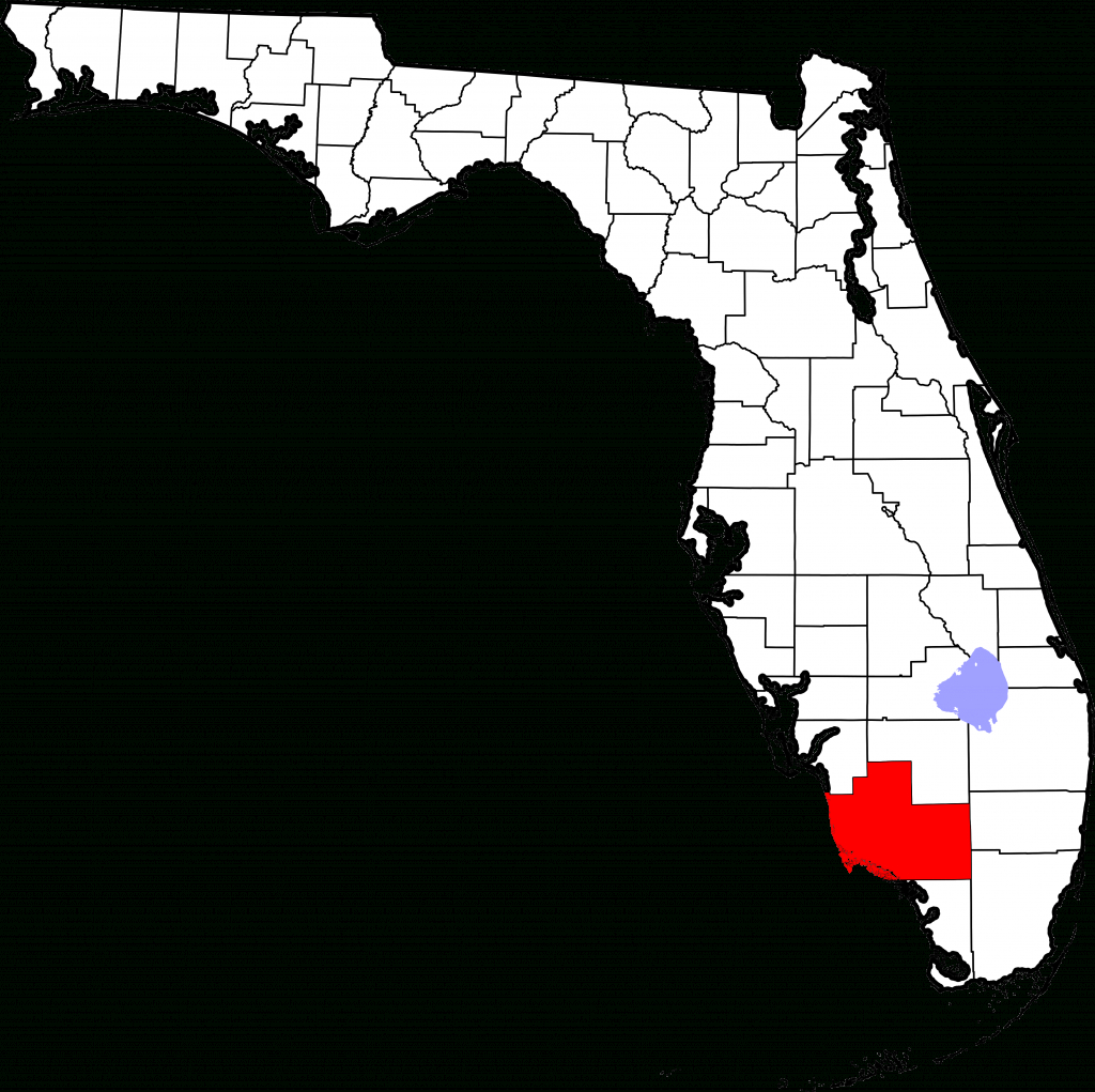 File:map Of Florida Highlighting Collier County.svg - Wikimedia Commons - Collier County Florida Map