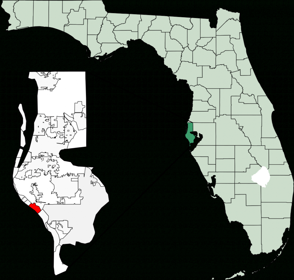 File:map Of Florida Highlighting Madeira Beach.svg - Wikimedia Commons - Where Is Madeira Beach Florida On A Map
