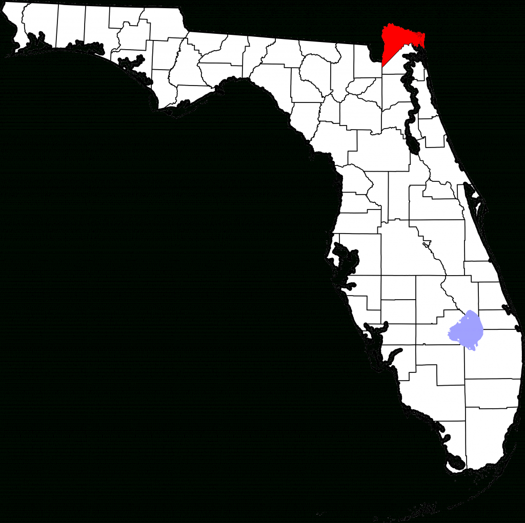 File:map Of Florida Highlighting Nassau County.svg - Wikipedia - Yulee Florida Map