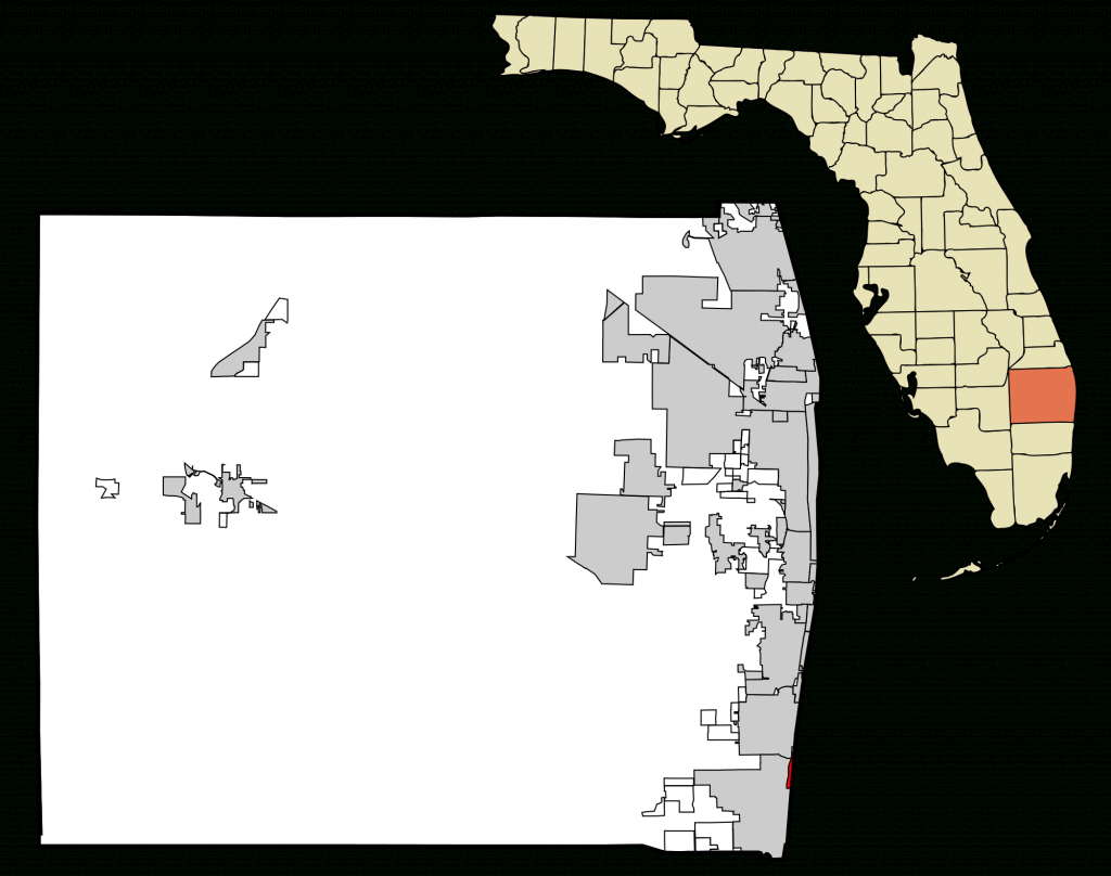 File:palm Beach County Florida Incorporated And Unincorporated Areas - Highland Beach Florida Map