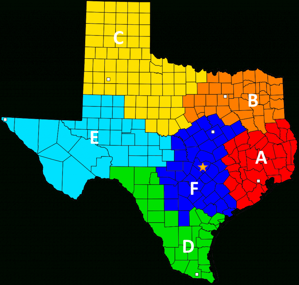 File:texas Ranger Division Companies Map - Wikipedia - Texas Rangers Map