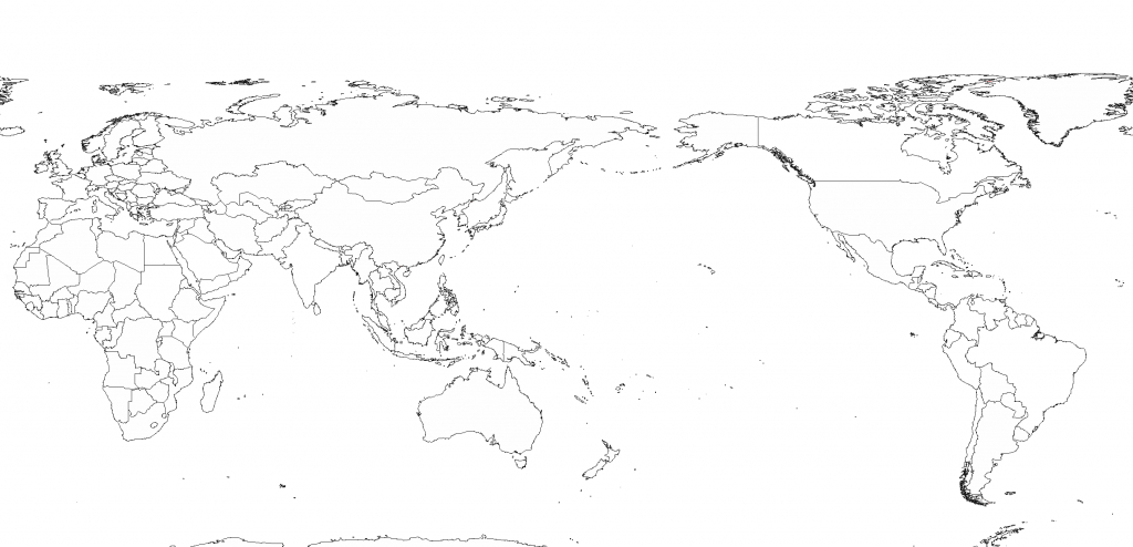 File:white World Map(Pacfic-Centered) Blank - Wikimedia Commons - Printable World Map Pacific Centered