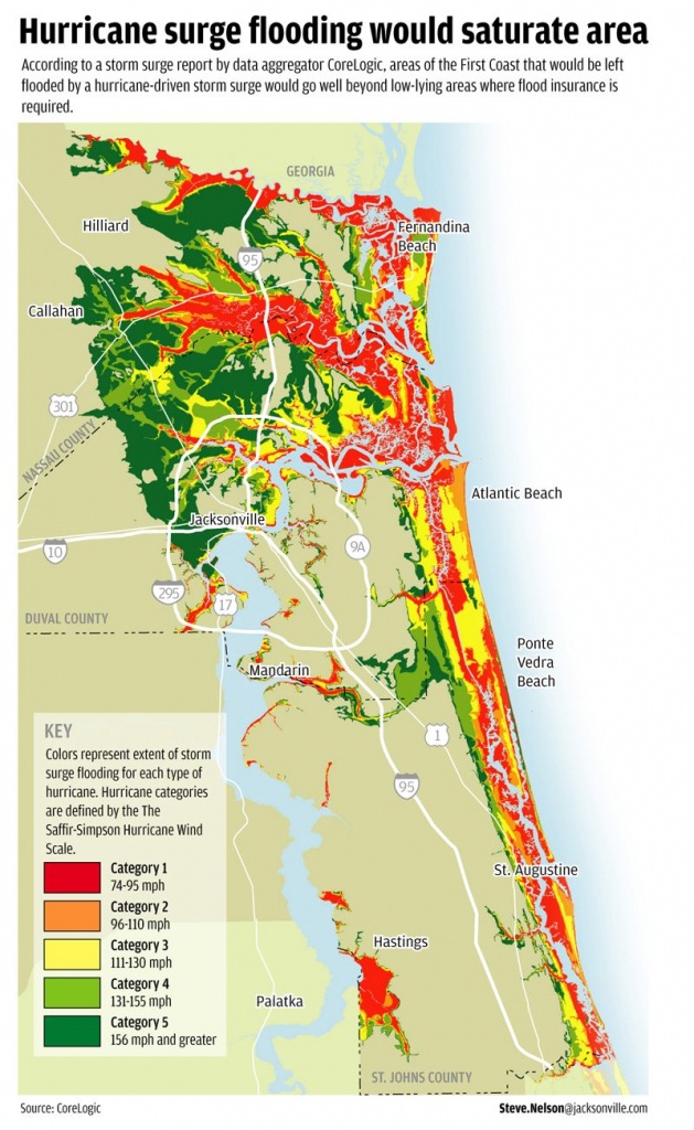 Flood Areas North East Fl. | Florida Living | Florida, Hurricane - Nassau County Florida Flood Zone Map