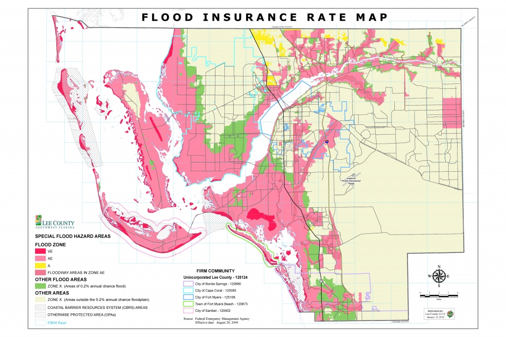 Flood Insurance Rate Maps - Cape Coral Florida Flood Zone Map