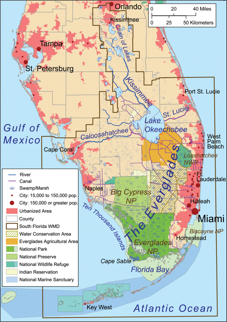 Florida Bay - Wikipedia - Map Of Florida Showing The Everglades