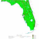 Florida Contour Map   Florida Elevation Map By County