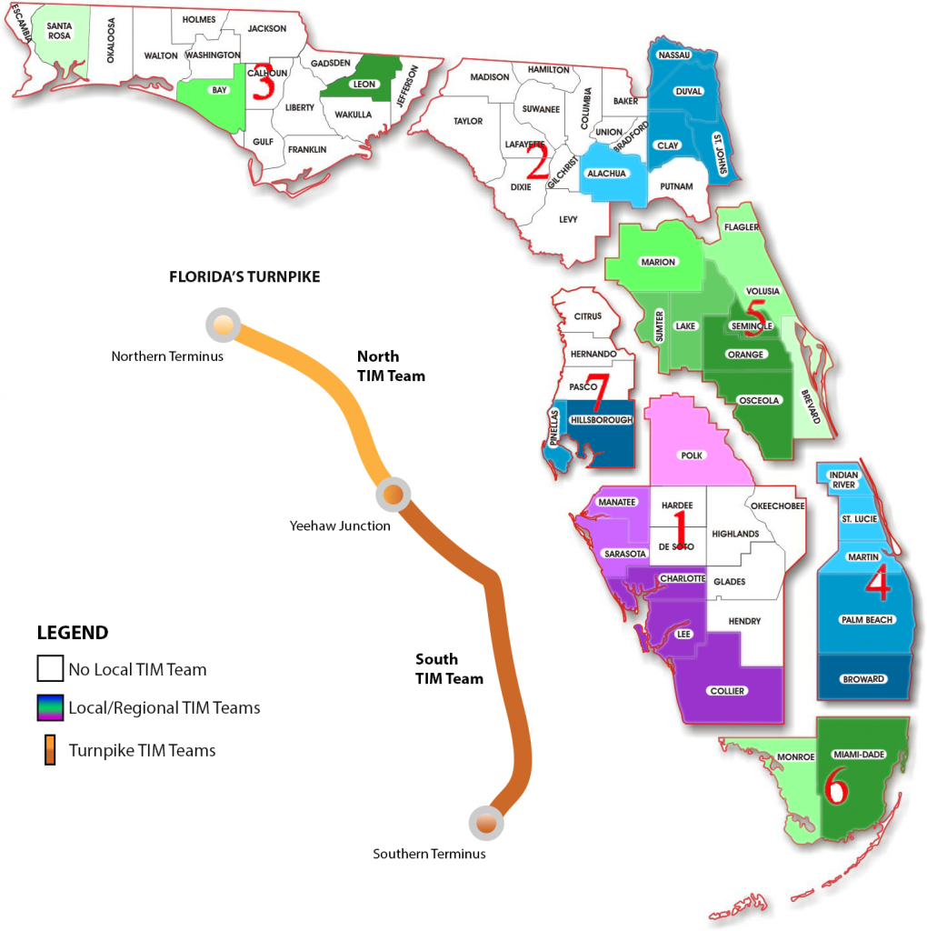 Florida Department Of Transportation - Florida District 6 Map
