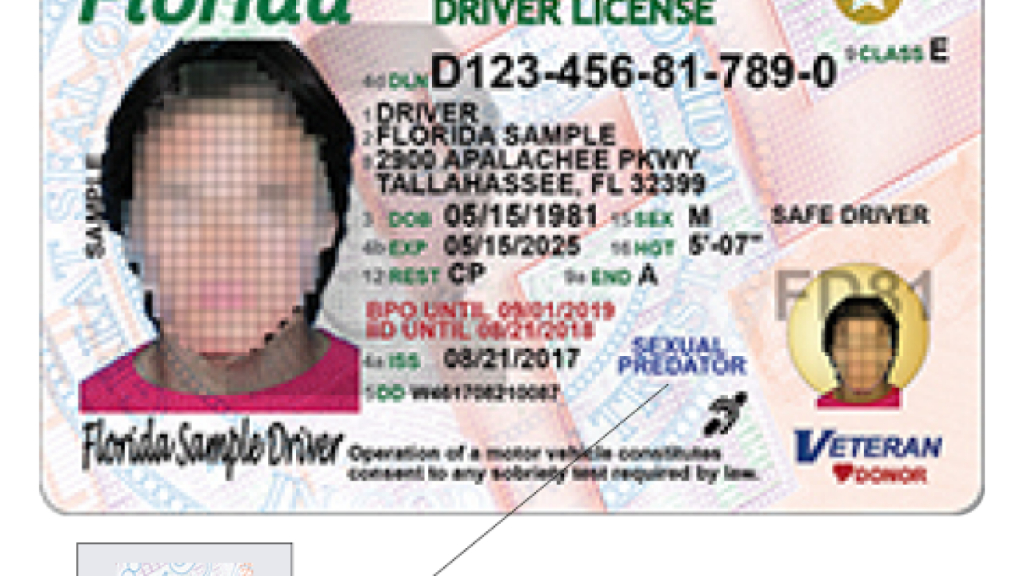 Florida Driver Licenses To Get New Design - Map Of Sexual Predators In Florida