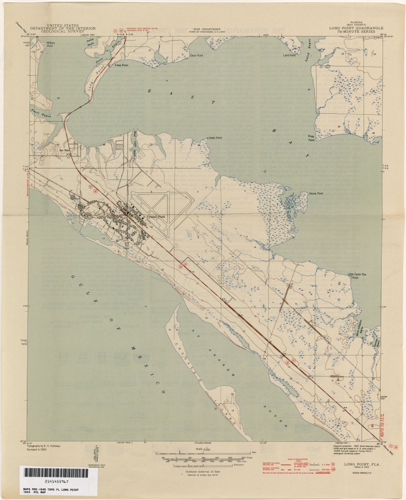 Florida Historical Topographic Maps - Perry-Castañeda Map Collection - Street Map Panama City Florida