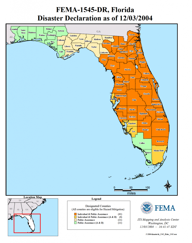 Florida Hurricane Frances (Dr-1545) | Fema.gov - Fema Flood Maps Charlotte County Florida