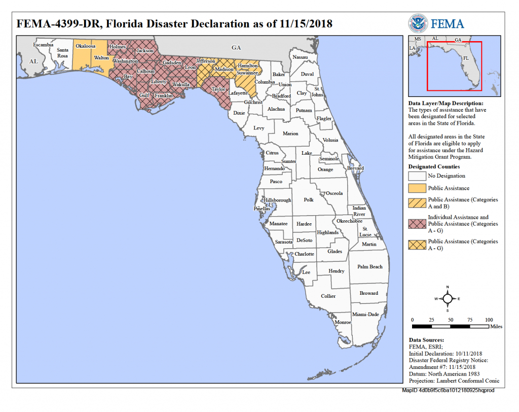 Florida Hurricane Michael (Dr-4399) | Fema.gov - Fema Maps Florida