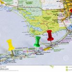 Florida Keys Miami Map Editorial Image. Image Of Miami   110152840   Map Of Florida Keys And Miami