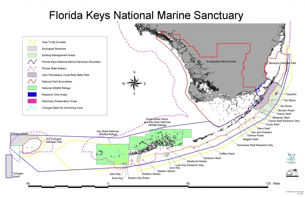 Florida Keys National Marine Sanctuary - Wikipedia - Upper Florida Keys Map