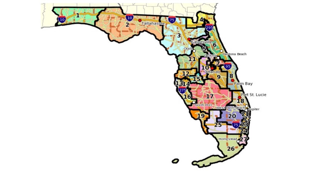 Florida Legislature Must Redraw “Unconstitutional” Elections Map - Florida State Representatives Map