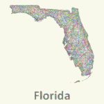 Florida Line Art Map Digital Artdavid Zydd   Florida Map Art