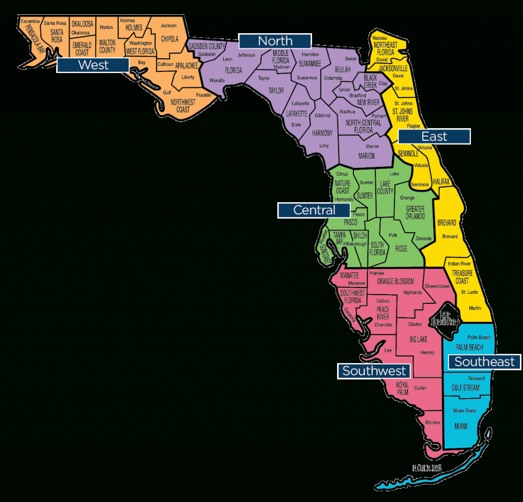 Florida Map - Florida Baptist Convention | Fbc - Map Of Lake City Florida And Surrounding Area