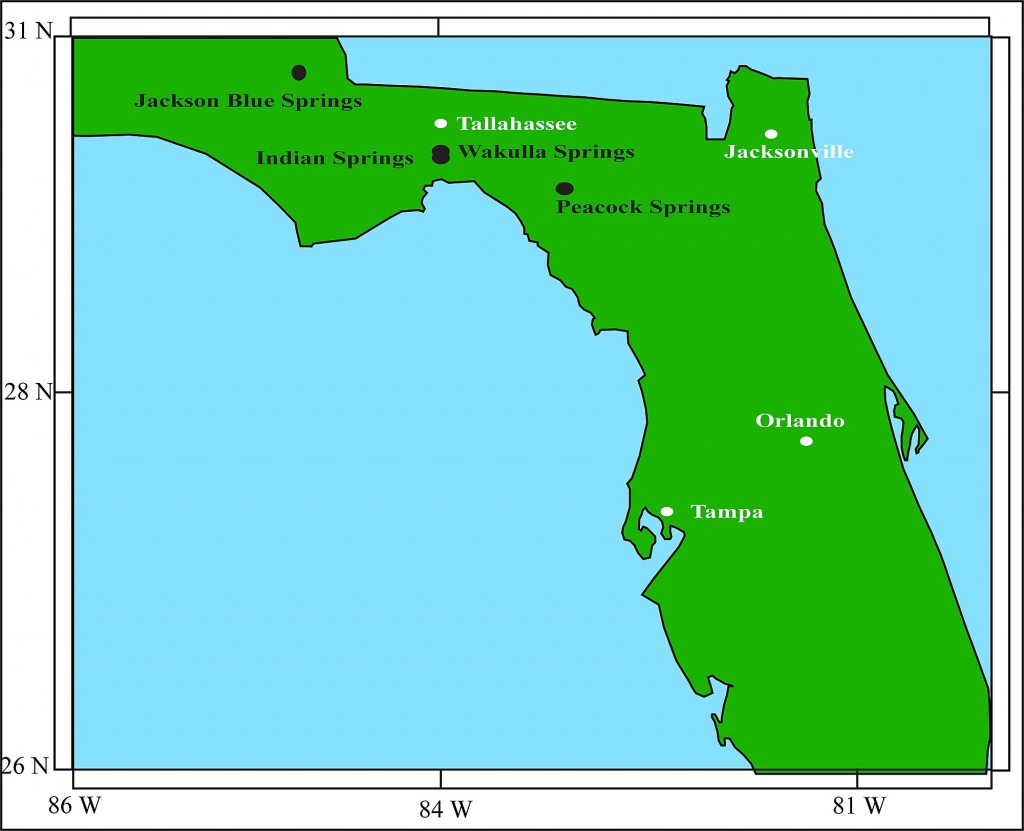 Florida Map. - Indian Springs Florida Map