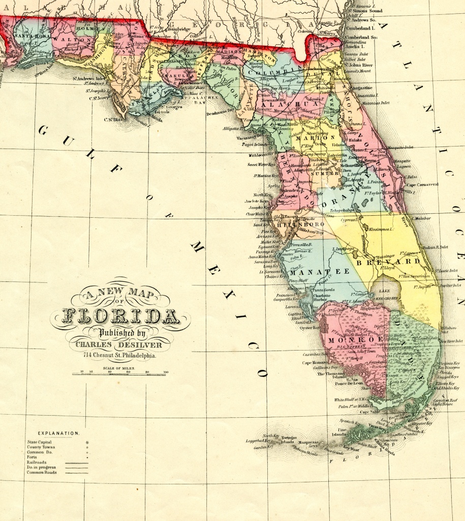 Florida Memory - Teacher Resources - Seminole Origins And Migration - Seminole Florida Map