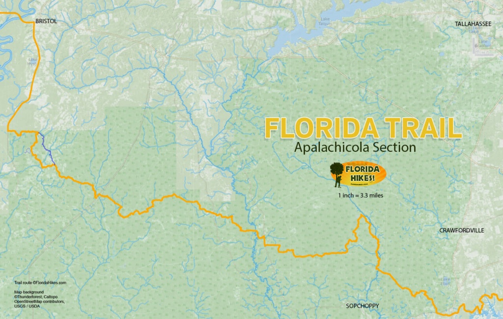 Florida Outdoor Recreation Maps | Florida Hikes! - Florida Scenic Trail Interactive Map