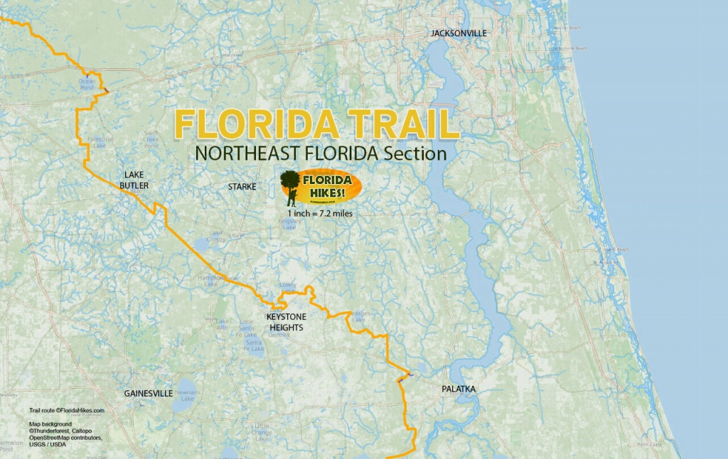 Florida Outdoor Recreation Maps | Florida Hikes! - Where Is Palm Harbor Florida On The Map