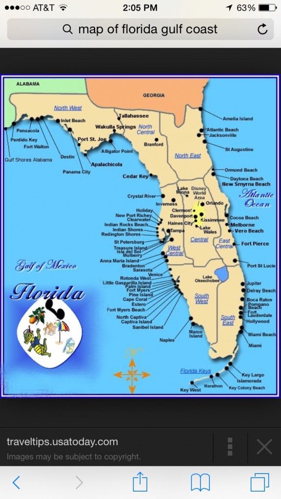 Florida | Places I Want To Visit | Map Of Florida Gulf, Map Of - Central Florida Attractions Map