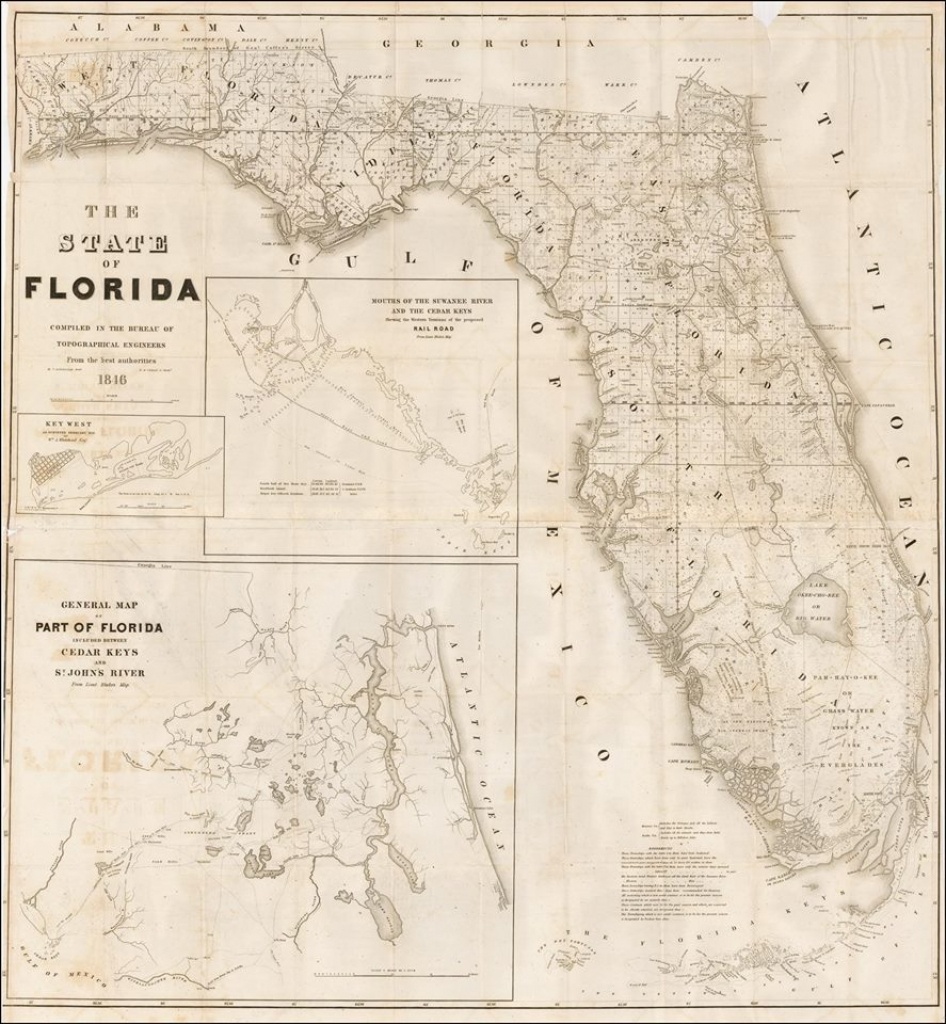 Florida Vintage Road Maps Track The Growth Of The State - Old Florida Road Maps