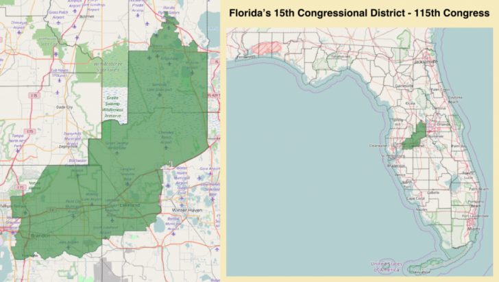 Florida Congressional Districts Map 2018