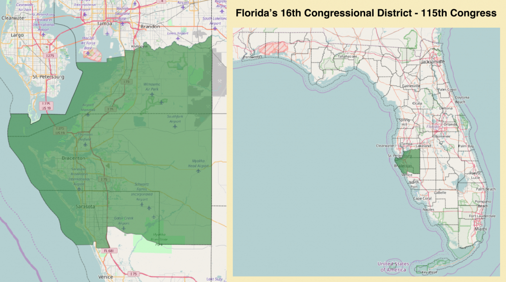 Florida&amp;#039;s 16Th Congressional District - Wikipedia - Florida House District 64 Map