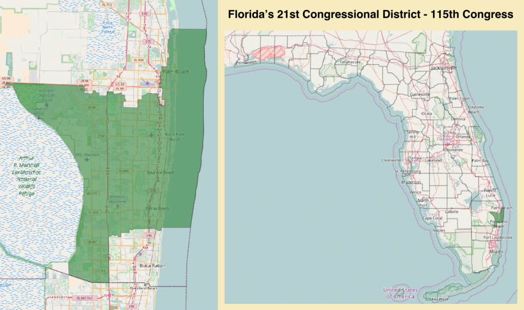 Florida&amp;#039;s 21St Congressional District - Wikipedia - Florida House District 64 Map