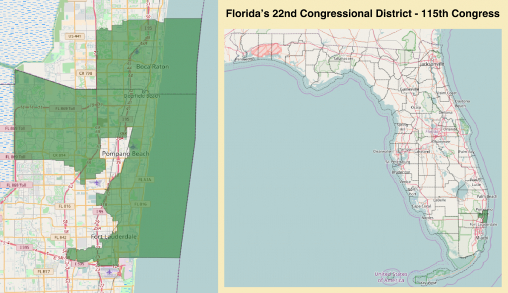 Florida&amp;#039;s 22Nd Congressional District - Wikipedia - Florida District 6 Map