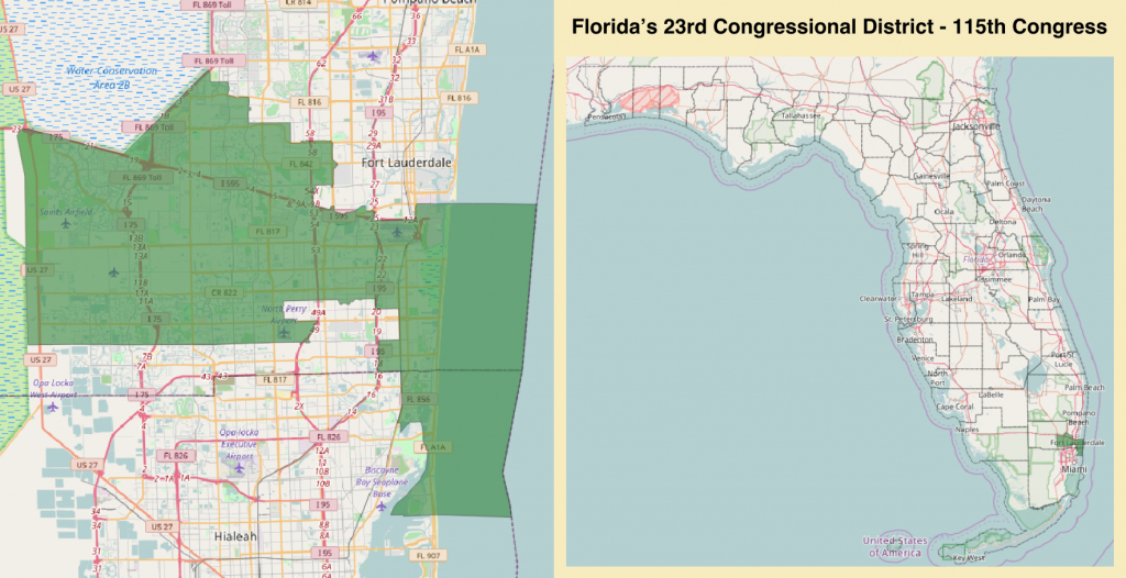 Florida&amp;#039;s 23Rd Congressional District - Wikipedia - Florida 6Th District Map