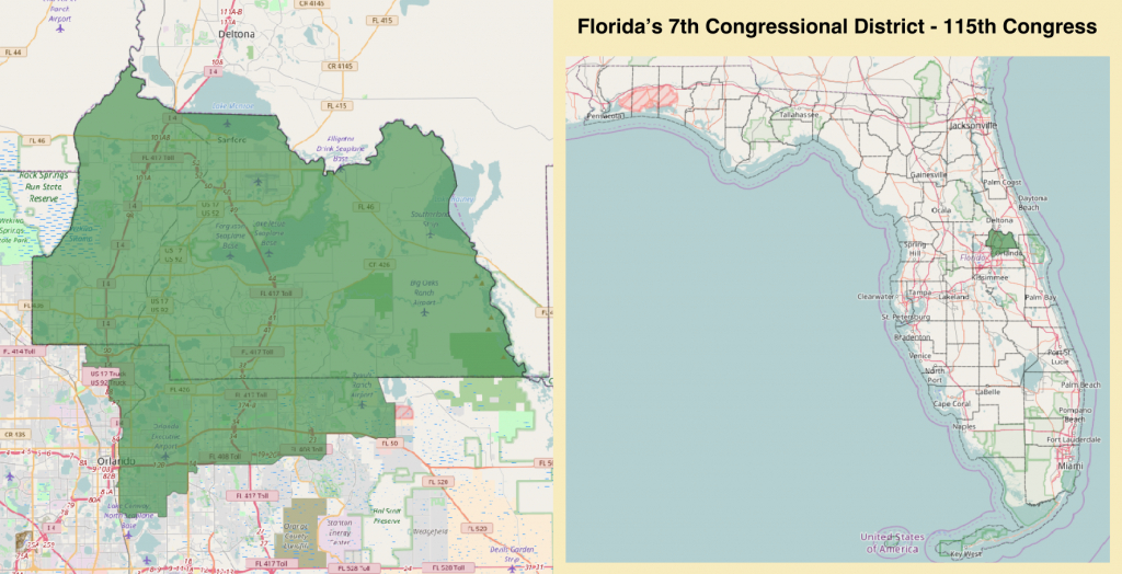 Florida&amp;#039;s 7Th Congressional District - Wikipedia - Florida House District 115 Map