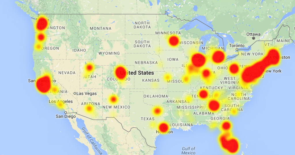 Following Major Outage, Comcast Reports Services Being Restored - Comcast Coverage Map California