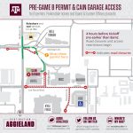 Football Parking & Information   Texas A&m Football Parking Map