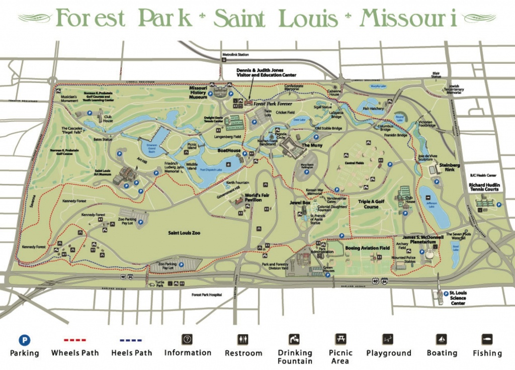 Forest Park St Louis Map | Compressportnederland - Forest Park St Louis Map Printable