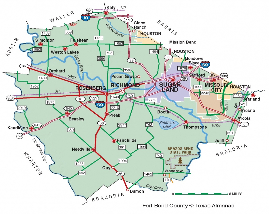 Fort Bend County | The Handbook Of Texas Online| Texas State - Topographic Map Of Fort Bend County Texas