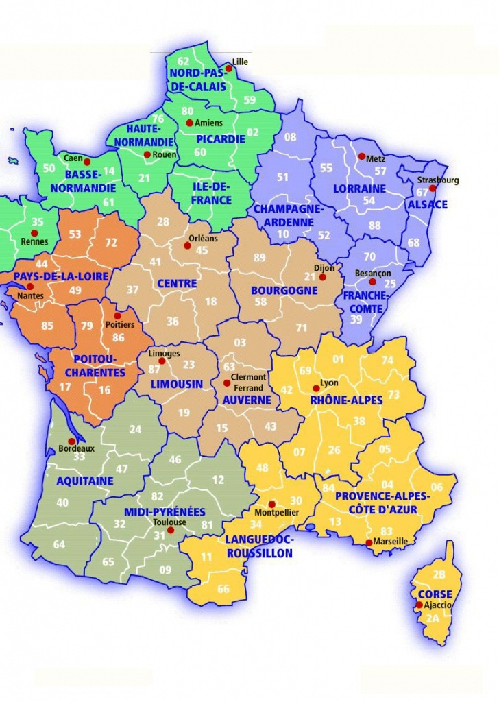France Maps | Printable Maps Of France For Download - Printable Map Of France