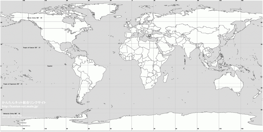 Free Atlas, Outline Maps, Globes And Maps Of The World - World Map With Scale Printable