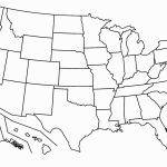 Free Blank Usa Map | Map Of Us Western States   Printable Usa Map Blank