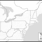 Free Map Of Northeast States   Printable Map Of The Northeast