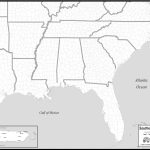 Free Map Of Southeast States   Southeast States Map Printable