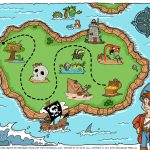 Free Pirate Treasure Maps For A Pirate Birthday Party Treasure Hunt   Children's Treasure Map Printable