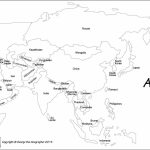 Free Printable Black And White World Map With Countries Best Of   Printable Map Of Asia With Countries