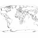 Free Printable Black And White World Map With Countries Labeled And   Free Printable World Map With Countries Labeled