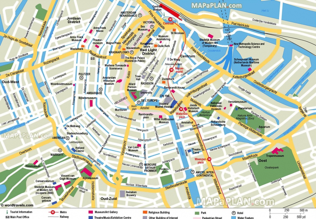 Free Printable Map Of Amsterdam - Google Search | Earth/environment - Amsterdam Street Map Printable