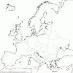 Free Printable Maps Of Europe   Europe Map Black And White Printable